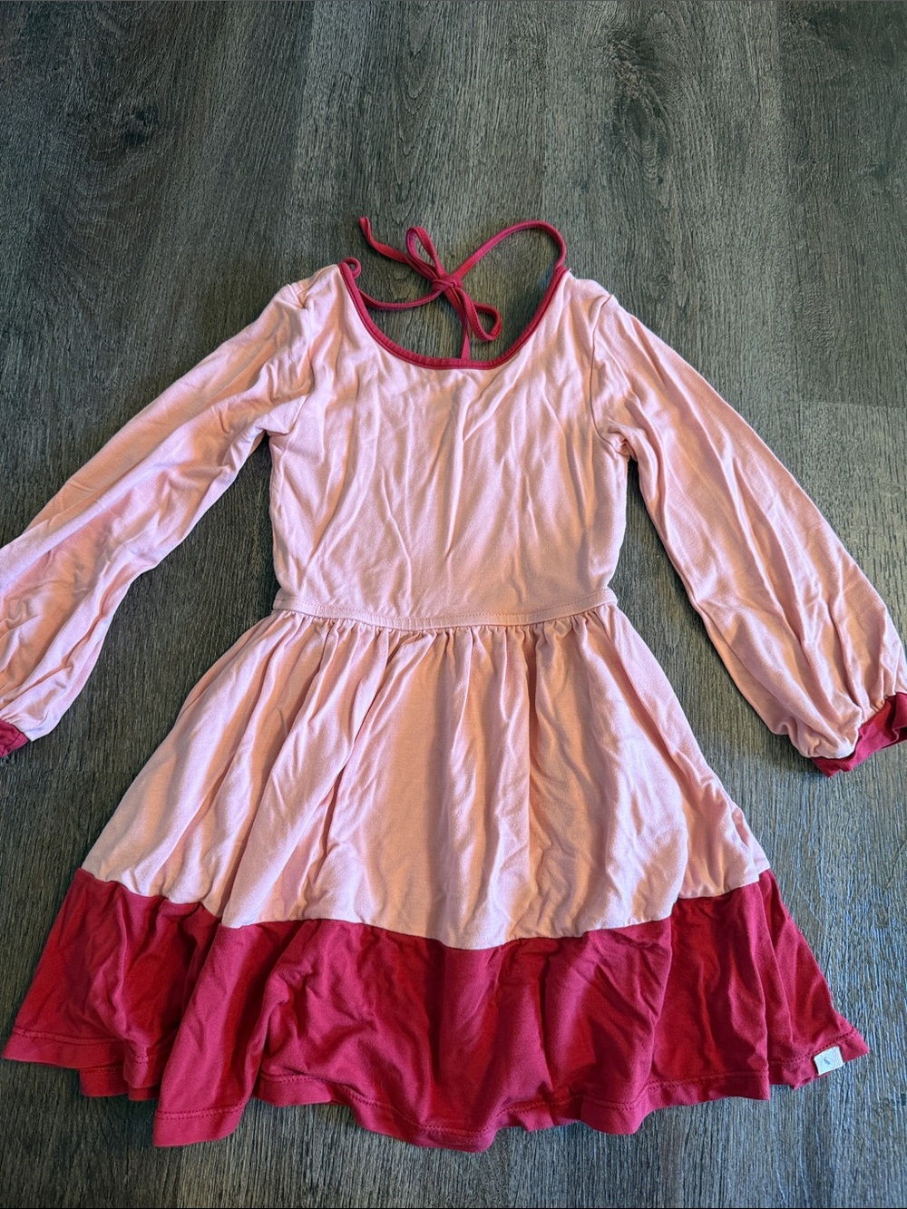 Omi Jo Mellow Rose Peasant Sleeve Billow Dress 4